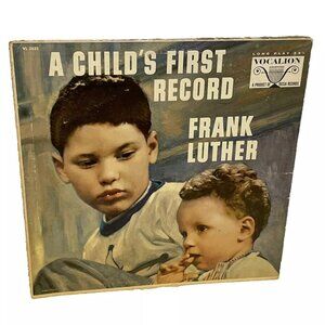 Frank Luther A Child's First Record (Vinyl) Vocalion VL 3625 Good LP Record